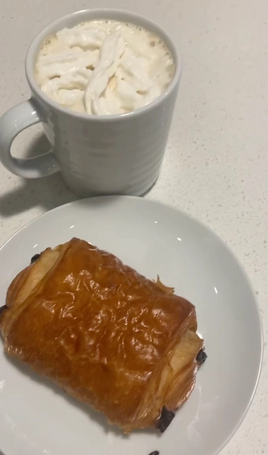 Creamy Coffee & Chocolate Croissant