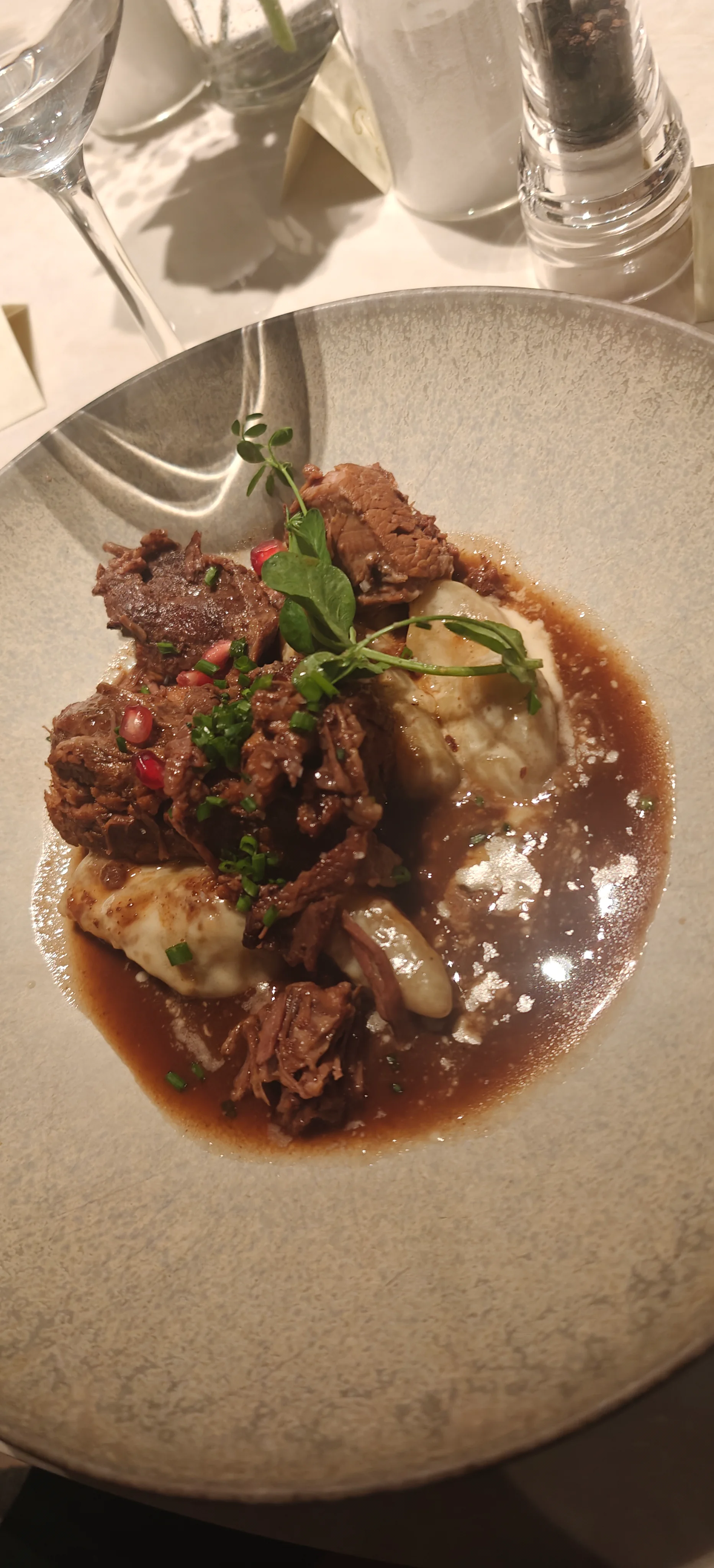 Honey-Glazed Beef and Tofu Tartare Fusion