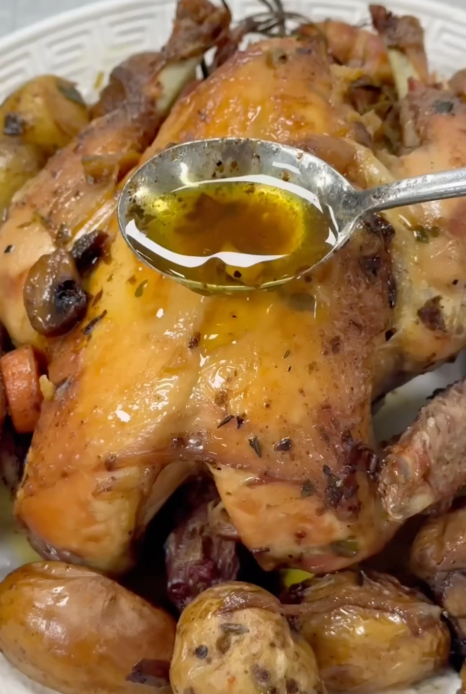 Mediterranean Olive Chicken with Crispy Roasted Potatoes