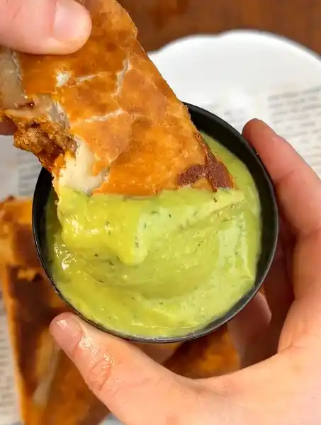 Crispy Cheesy Beef Cones with Andalouse Sauce